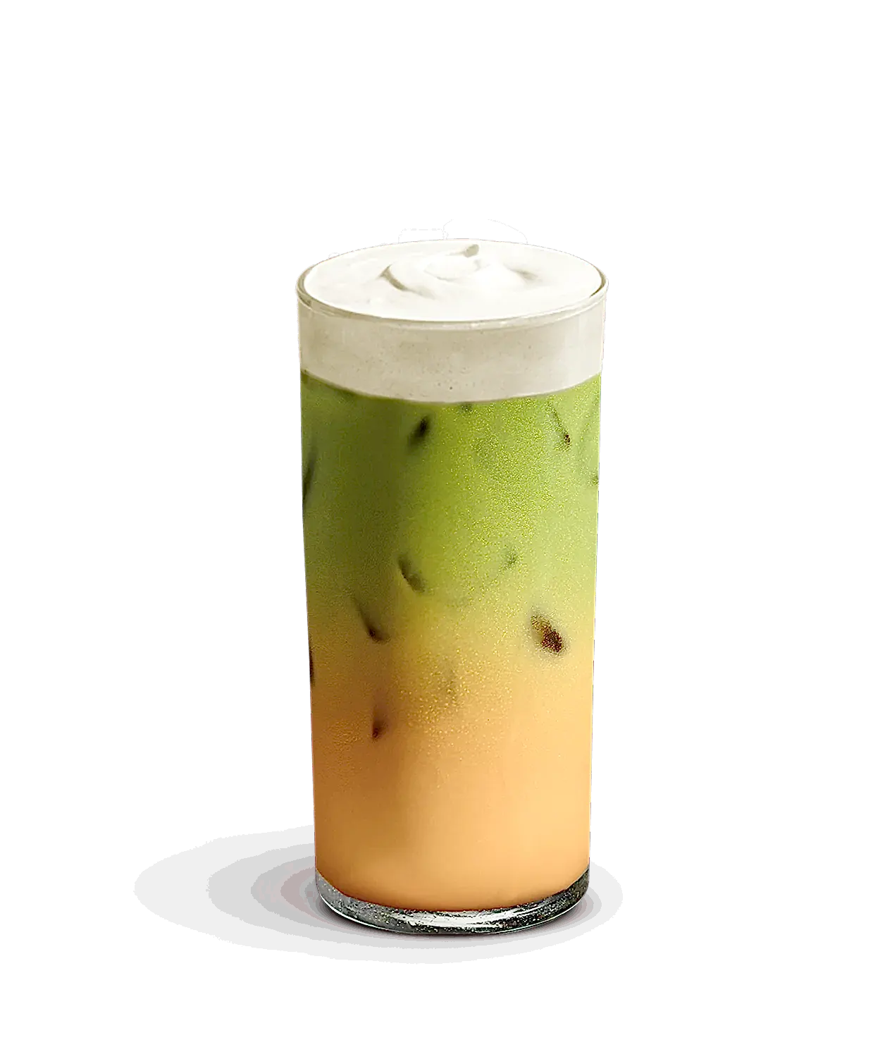 Iced Pumpkin Matcha with Vanilla Dream Top