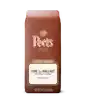 Peet's Vine & Walnut Autumn Blend coffee bag in a limited release medium roast, 16 oz. The packaging features a terracotta patterned background with a cream and brown label at the bottom, set against a solid dark green background.